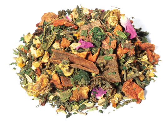 Mélange del Benessere BIO -  - Una tisana 100% BIO dal gusto deciso che si manifesta nel tripudio della dolcezza della mela e dei bastoncini di cannella che si sposano con la freschezza del finocc