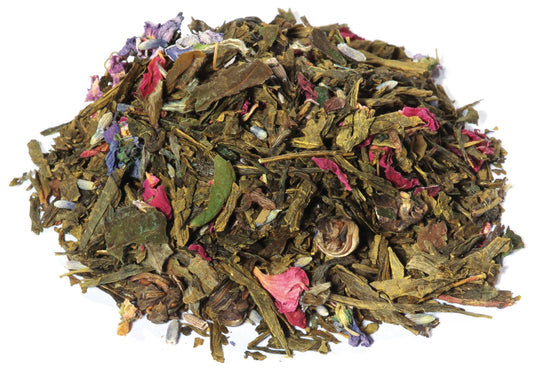 Rosa dell'Antartide -  - Le note delicate e pregiate dei tè bianchi Pai Mu Tan e Mao feng si sposano con l’equilibrio del Sencha e le perle di gelsomino. Il sapore raffinato del tè bianco at